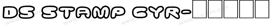 DS Stamp Cyr字体转换